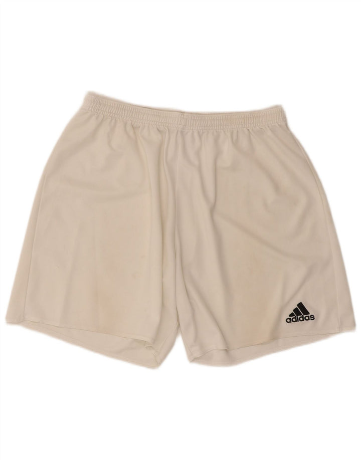Мужские спортивные шорты Adidas Climalite XL, белый полиэстер