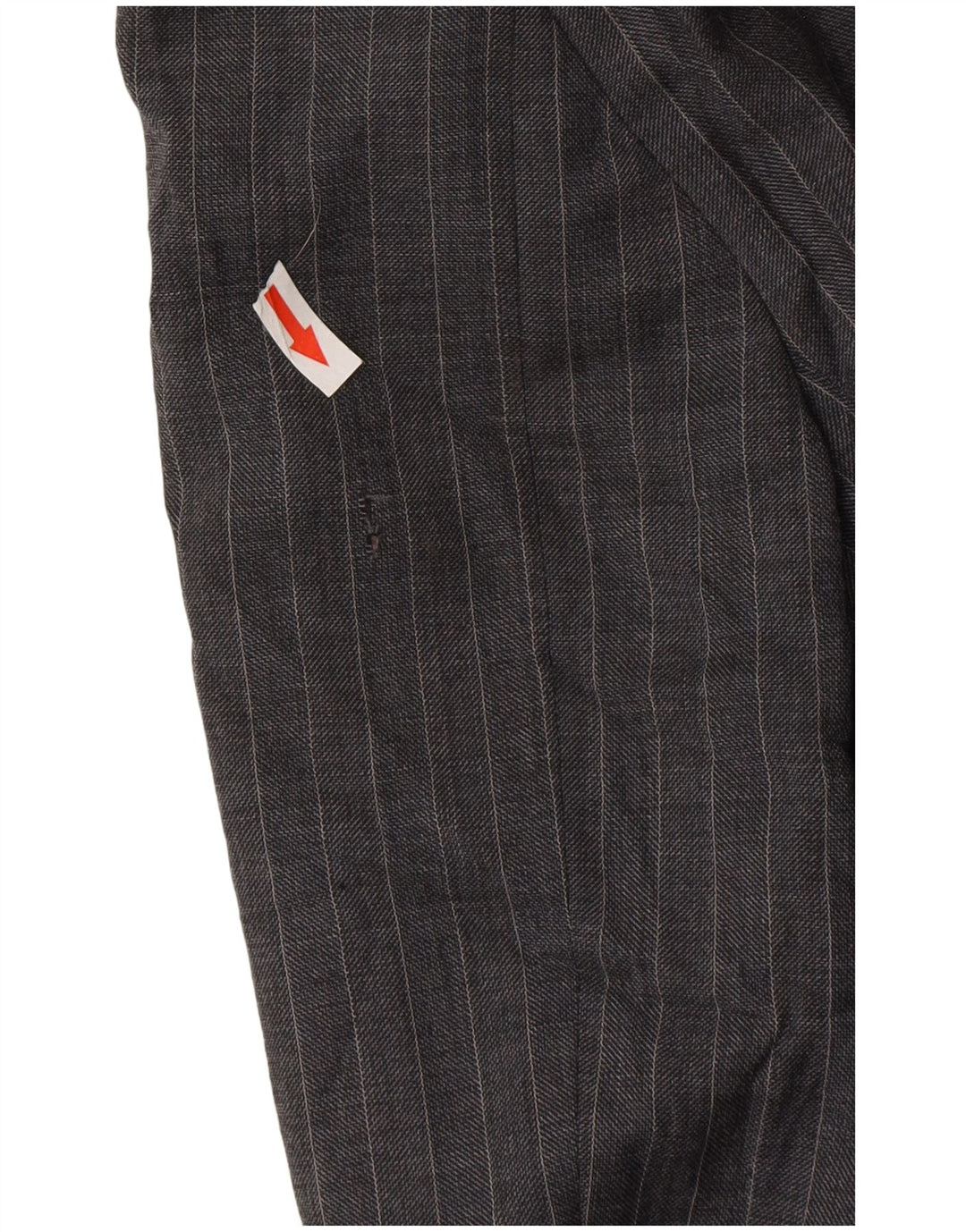 Мужской пиджак на двух пуговицах Marks & Spencer UK 44 XL, серая шерстяная полоска в тонкую полоску