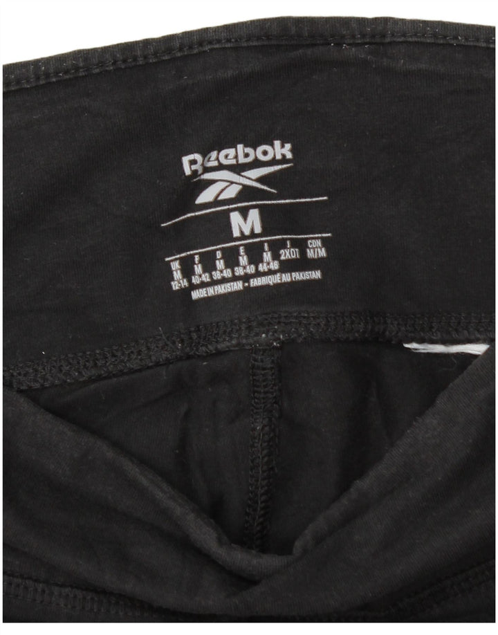 Женские леггинсы с рисунком REEBOK UK 12/14, средние, черные