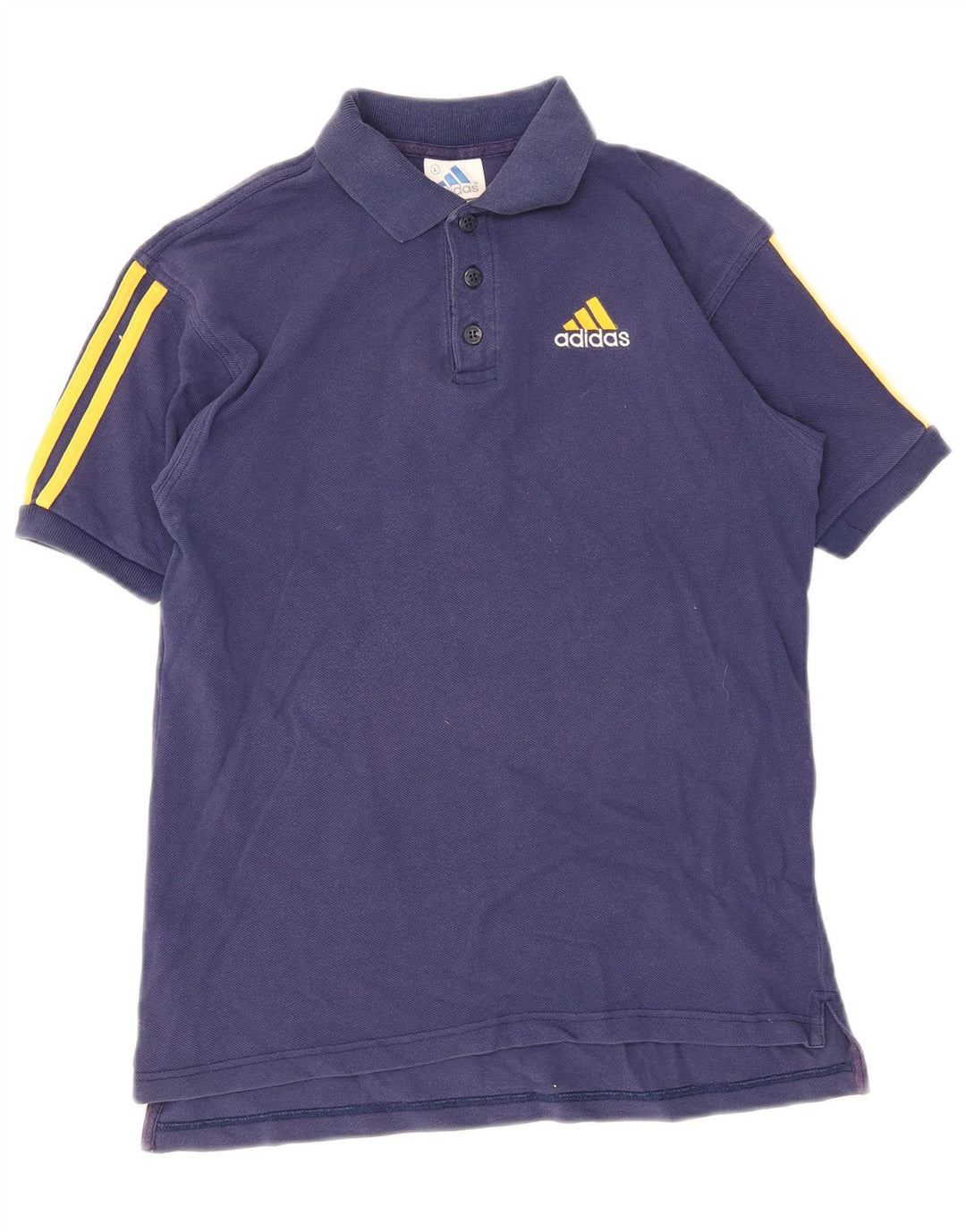 Рубашка-поло Adidas для мальчиков 14-15 лет, большая синяя