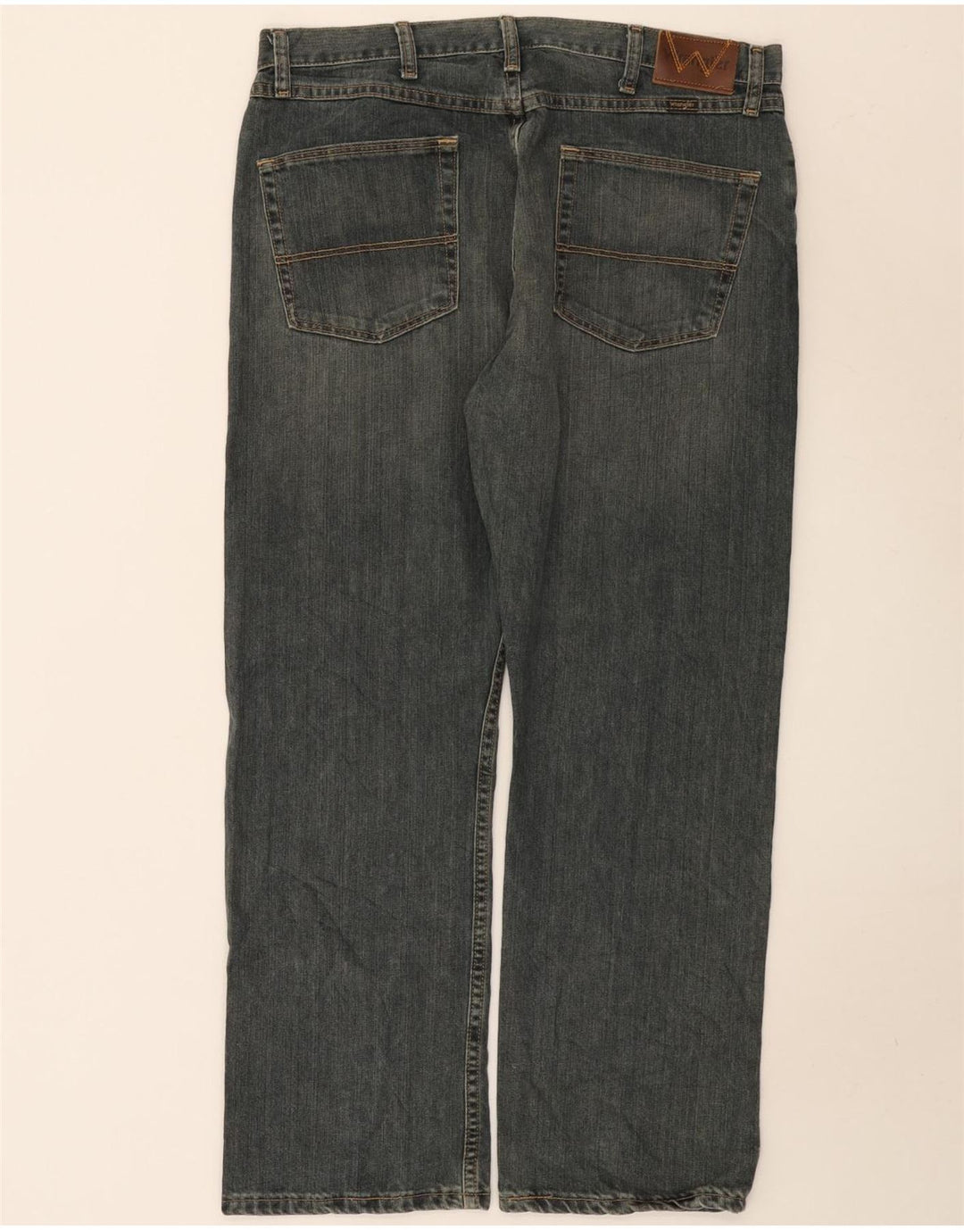 Мужские прямые джинсы Wrangler W36 L29, синие, хлопок
