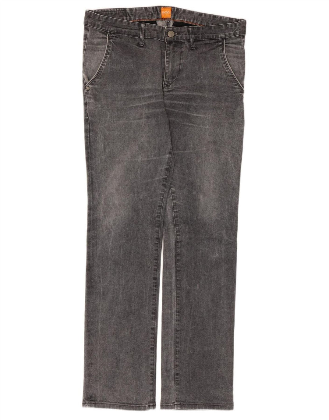 Мужские прямые джинсы Hugo Boss W32 L30 серые