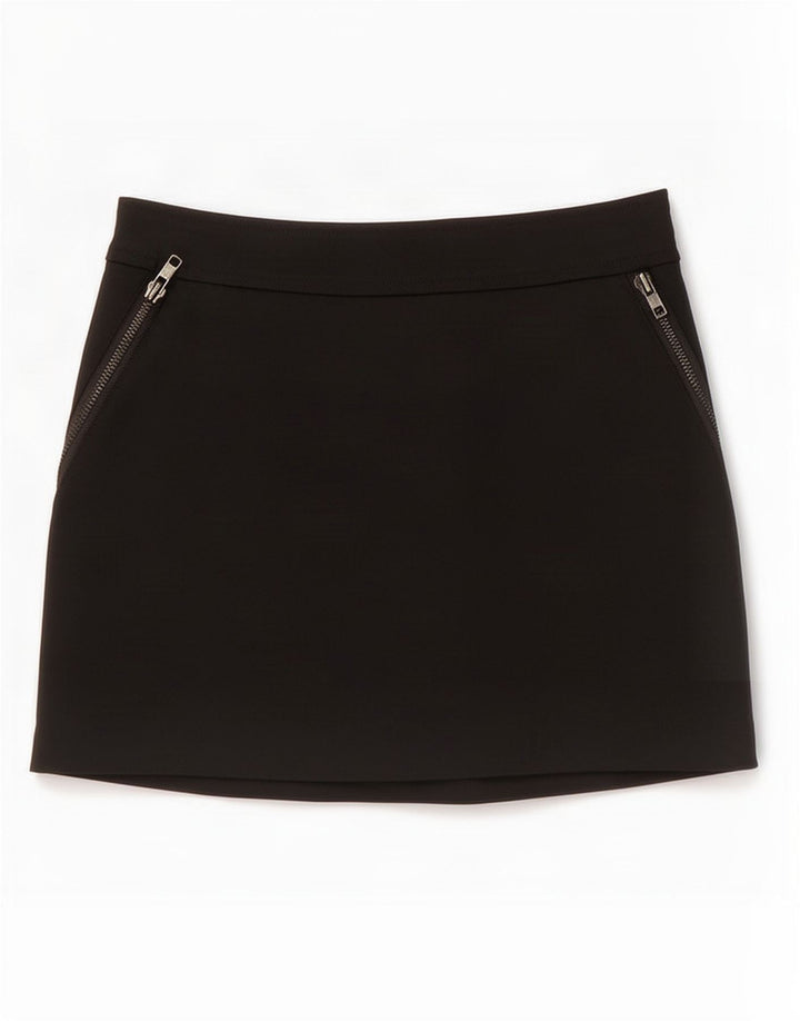 Женская юбка Zara EU 34 2XS W24, черный хлопок