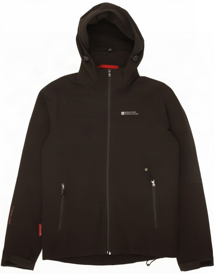 Мужская ветровка с капюшоном Mountain Warehouse UK 36, маленькая черная