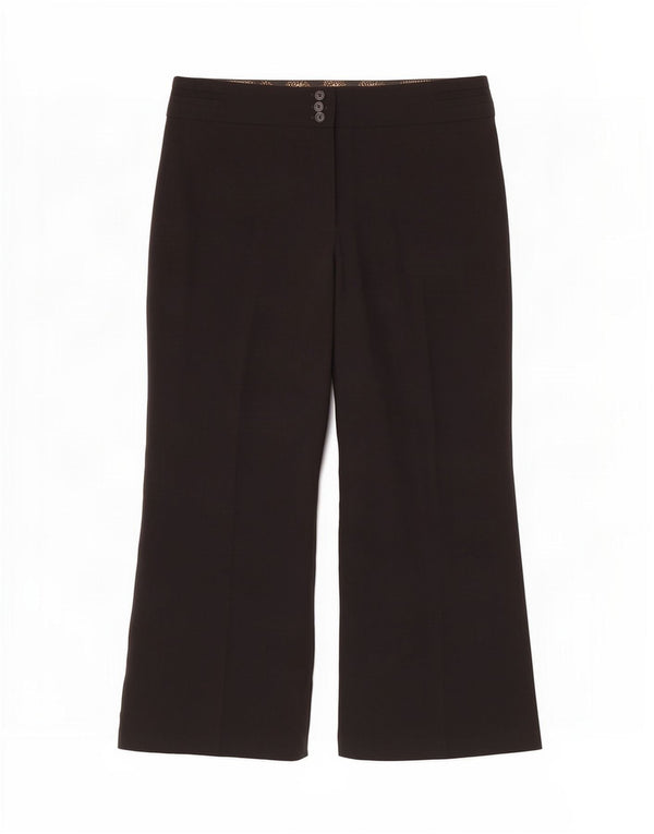 Женские повседневные брюки Marks & Spencer Bootcut UK 18 XL W36 L30 черные