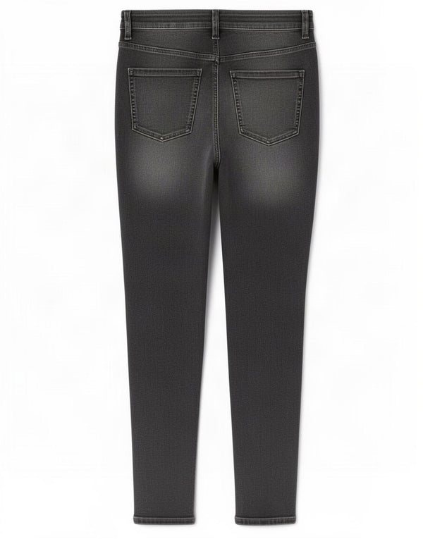 Женские джинсы скинни с высокой посадкой Marks & Spencer UK 12 Medium W27 L28 Серые