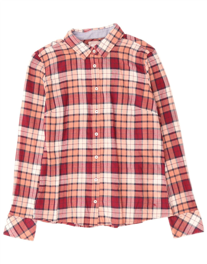 Женская рубашка MUSTANG EU 36, маленькая розовая клетка, хлопок