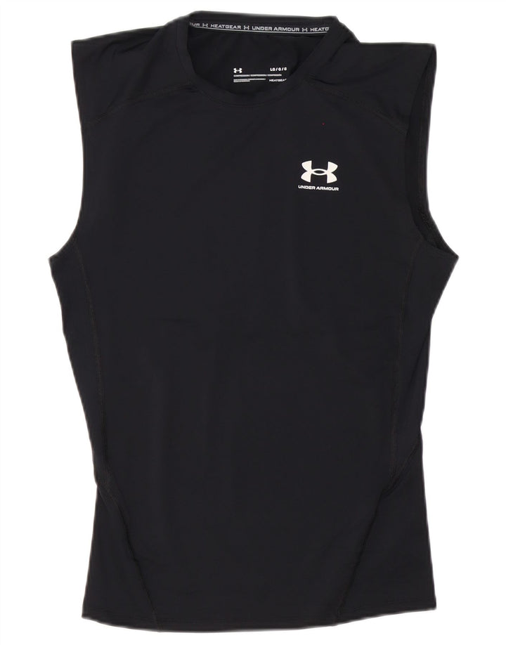 Мужской жилет Under Armour Heat Gear, большой черный полиэстер