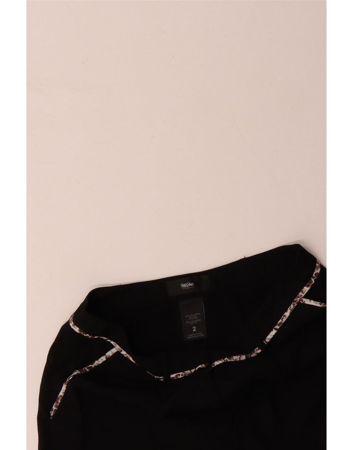 MOSSIMO Женские шорты чинос США 2 XS W28 Черные полиэстер