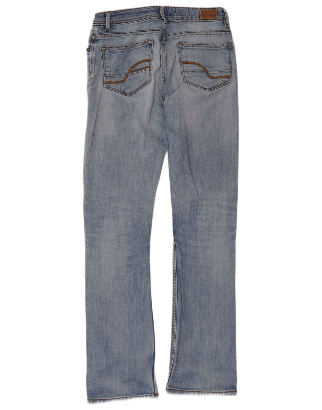 Женские потертые джинсы Fat Face Bootcut UK 8 Small W28 L30 Синие
