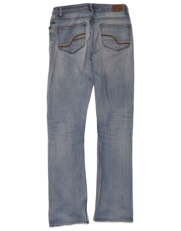 Женские потертые джинсы Fat Face Bootcut UK 8 Small W28 L30 Синие