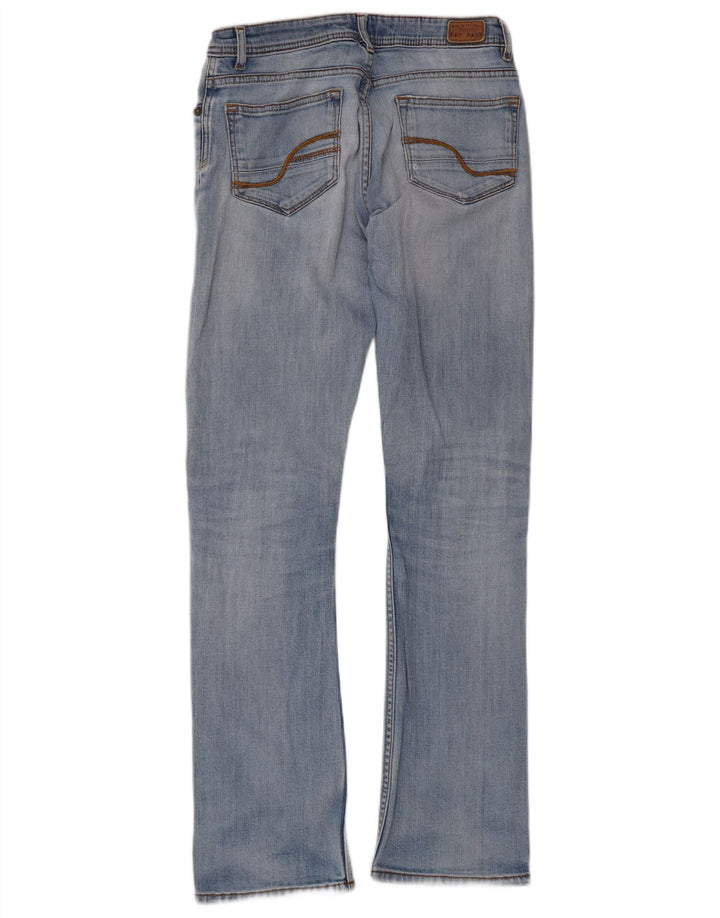 Женские потертые джинсы Fat Face Bootcut UK 8 Small W28 L30 Синие