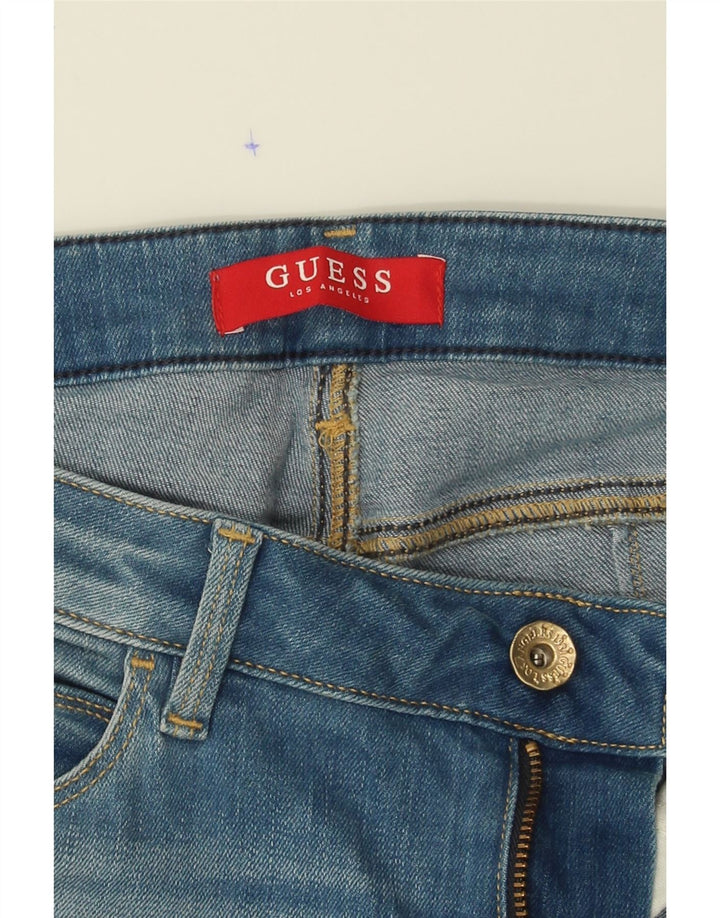 GUESS Womens Skinny Jeans W29 L30 Blue Cotton Vintage Guess and Second-Hand Guess from Messina Hembry 