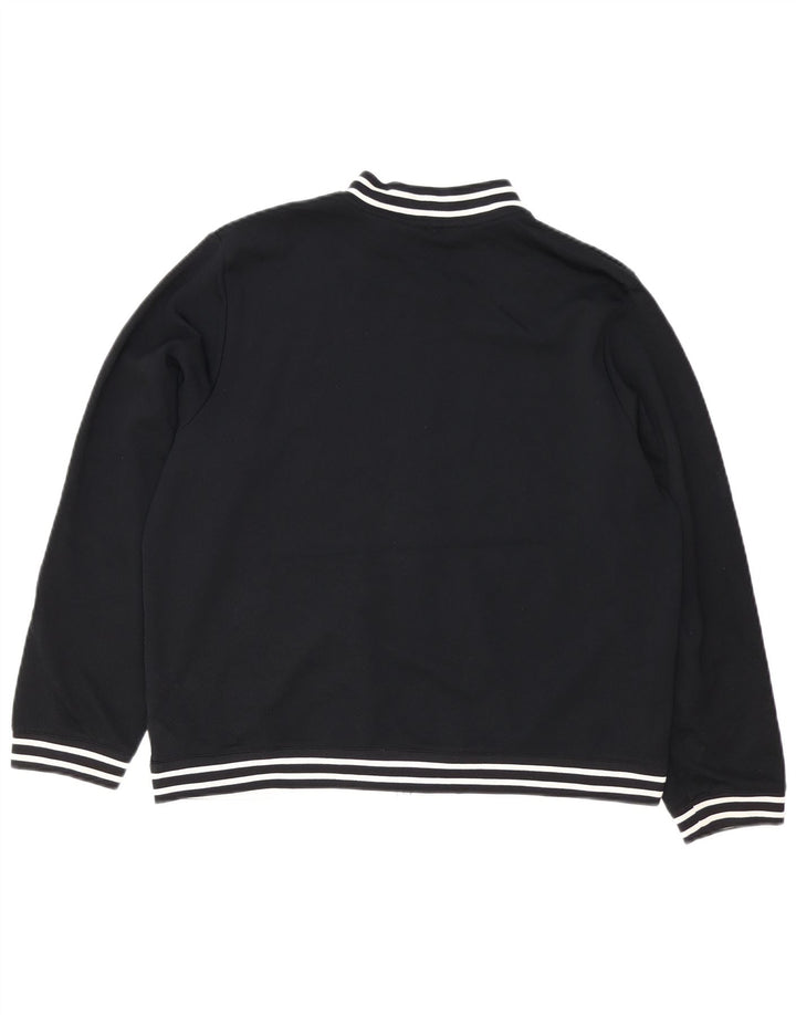 Женский спортивный костюм Izod, верхняя куртка UK 18 XL, черный полиэстер