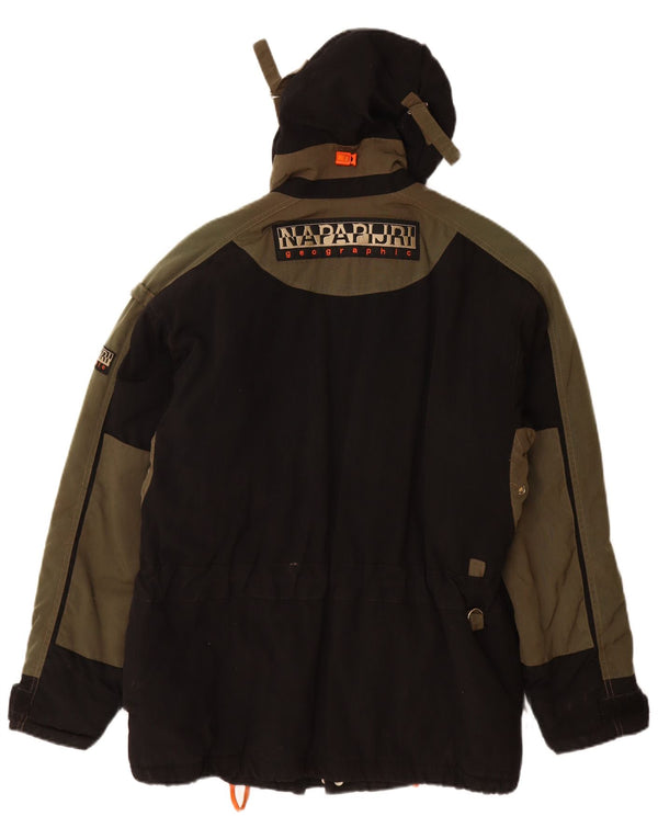 Мужская ветровка с капюшоном NAPAPIJRI UK 38, средний черный полиамид
