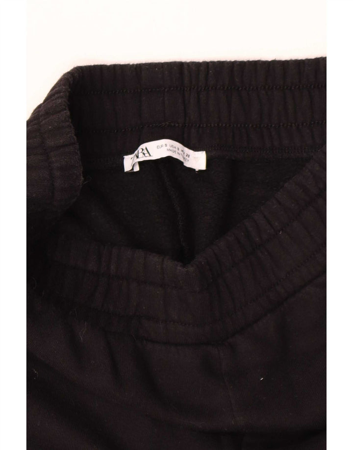 Женские спортивные брюки-капри Zara UK 8, маленькие черные
