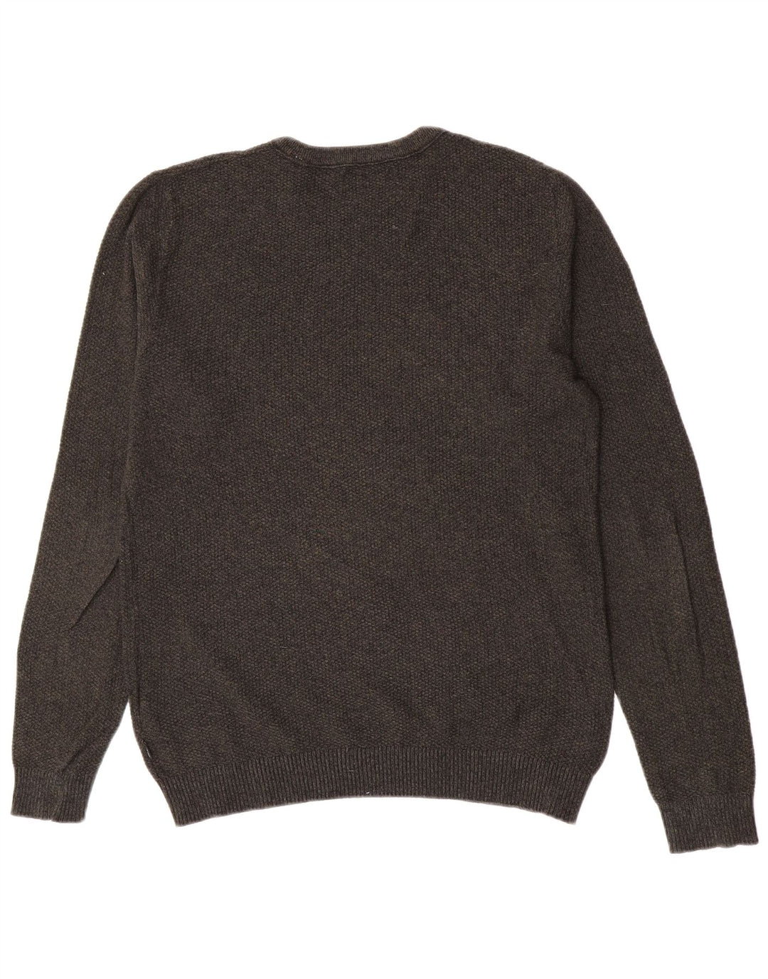 Мужской джемпер с круглым вырезом Jack & Jones, хлопковый свитер среднего зеленого цвета
