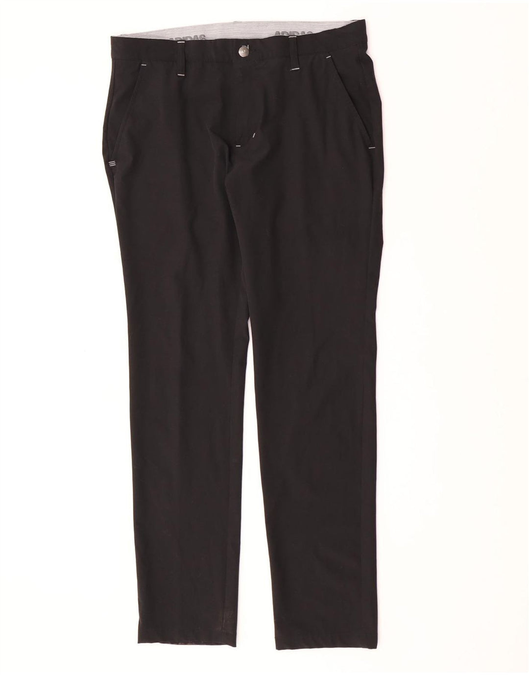 Мужские брюки-чинос Adidas Slim W32 L32, черный полиэстер