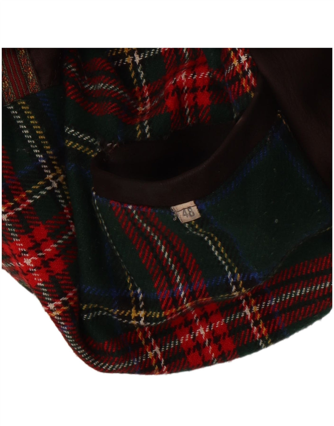 Винтажная мужская кожаная куртка IT 48 Medium Brown Leather