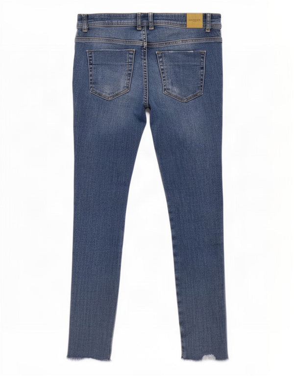 Женские джинсы скинни Zara EU 38, маленькие W28 L28, синие