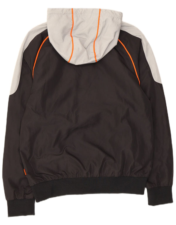 UMBRO Женский спортивный костюм с графическим рисунком, верхняя куртка UK 14, средний черный цвет с цветными блоками