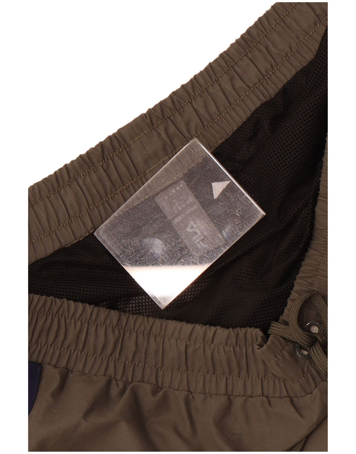 Мужские шорты для плавания Fila, большой размер, цвет хаки, полиэстер