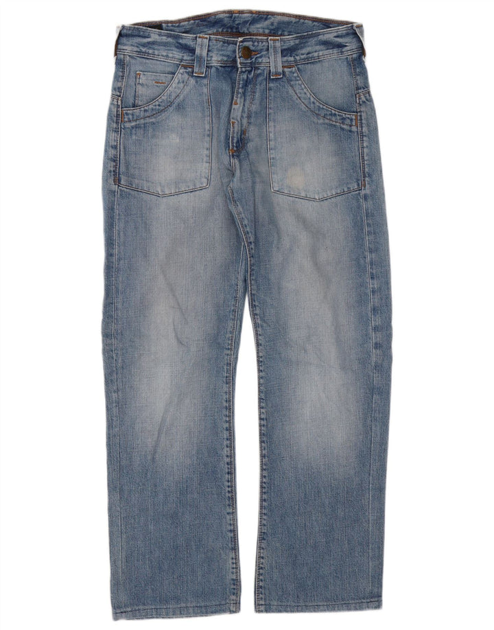 Мужские прямые джинсы Lee Dillon Patch W30 L29, синий хлопок