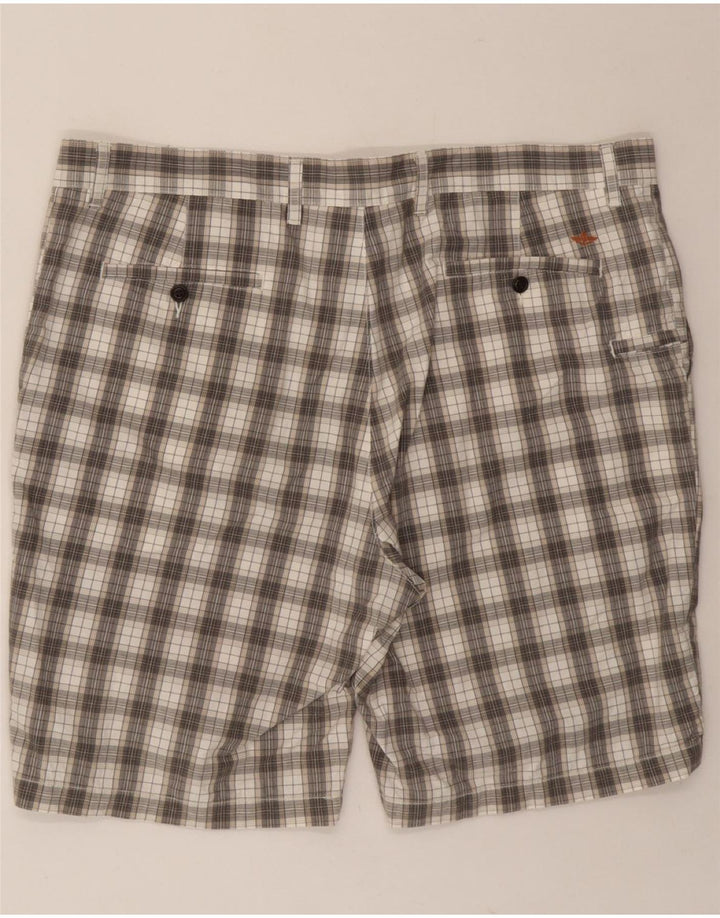 DOCKERS Mens Chino Shorts W42 2XL Grey Check Cotton Vintage Dockers and Second-Hand Dockers from Messina Hembry 