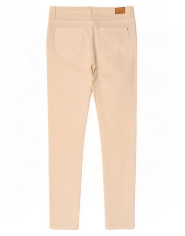 Женские джинсы скинни Zara EU 42, большие W32 L28, бежевые