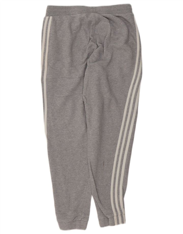 Мужские спортивные брюки ADIDAS, джоггеры, маленькие серые, хлопок