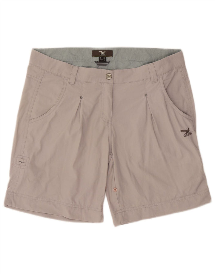 SALEWA Женские повседневные шорты UK 12 Medium W34 Серый полиамид