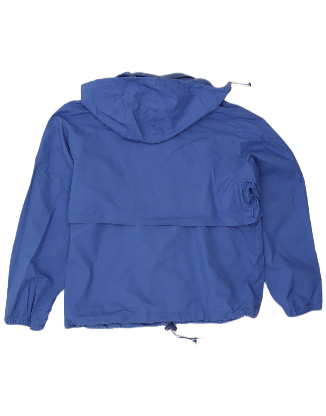 Мужская дождевик с капюшоном Eddie Bauer UK 40, большой синий полиэстер