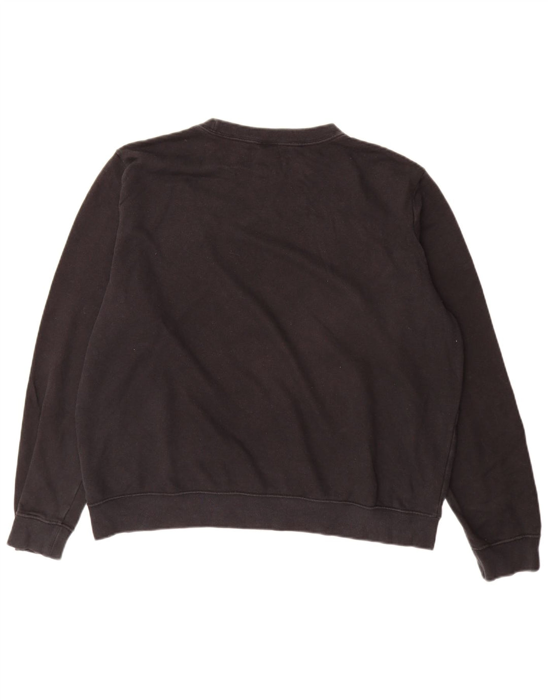 NIKE Mens Sweatshirt Jumper Large Black Cotton