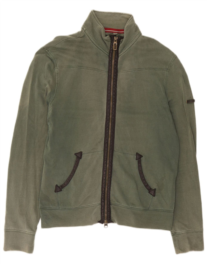 Armani Jeans Мужской спортивный костюм, верхняя куртка, средний зеленый хлопок, хлопок