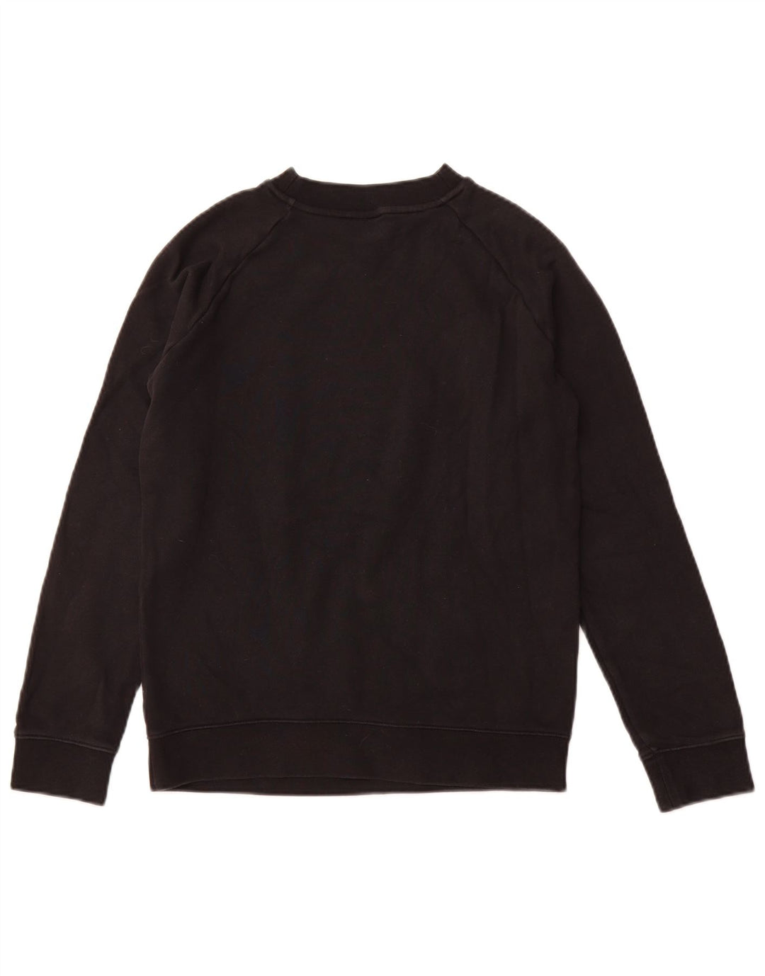 Женский свитер с рисунком ADIDAS UK 10, маленький черный хлопковый джемпер