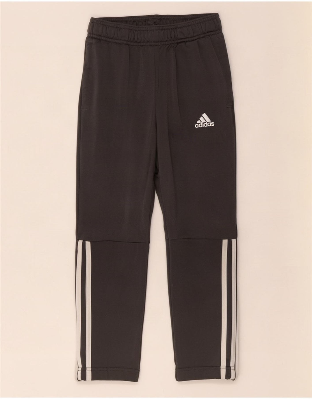 Спортивные брюки Adidas для мальчиков 7-8 лет, серый полиэстер