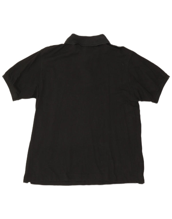 Мужская рубашка-поло LACOSTE, размер 6 XL, черный хлопок