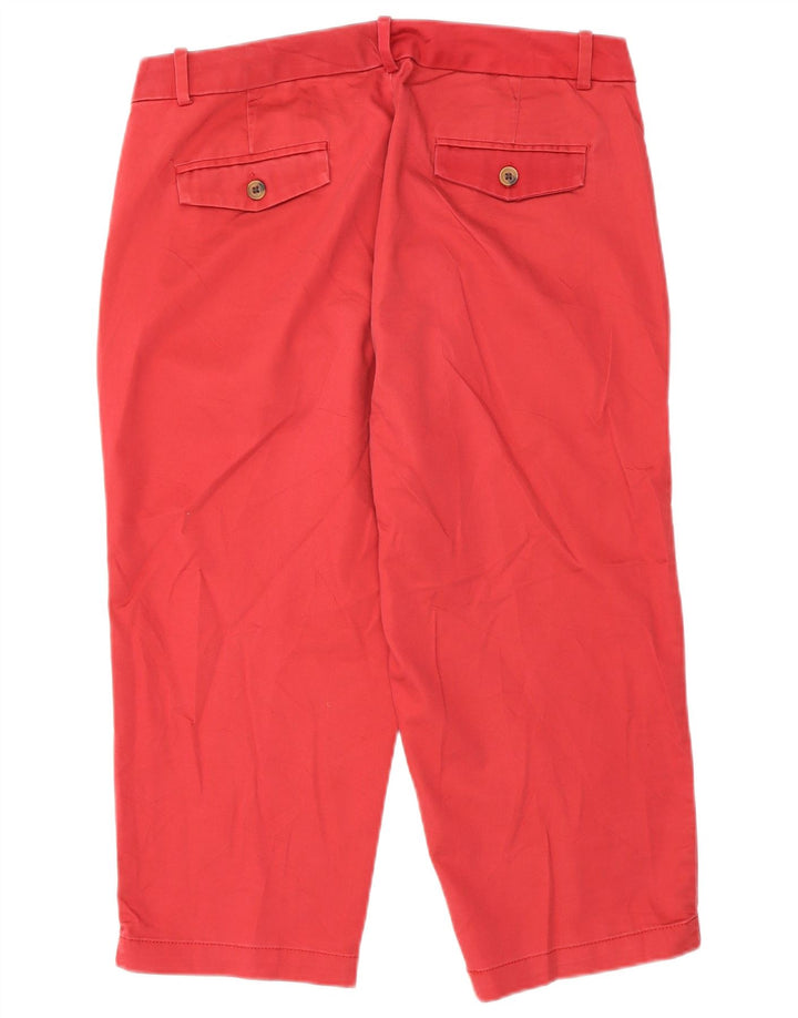 Женские капри Dockers США 8 Средний W30 L20 Красный Полиэстер