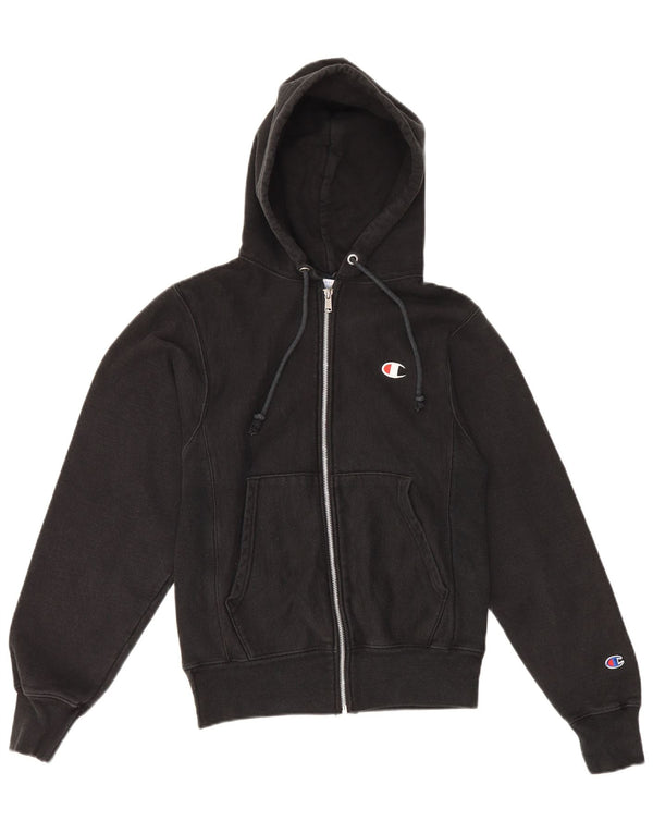 Мужской свитер с капюшоном на молнии Champion XS, черный хлопок