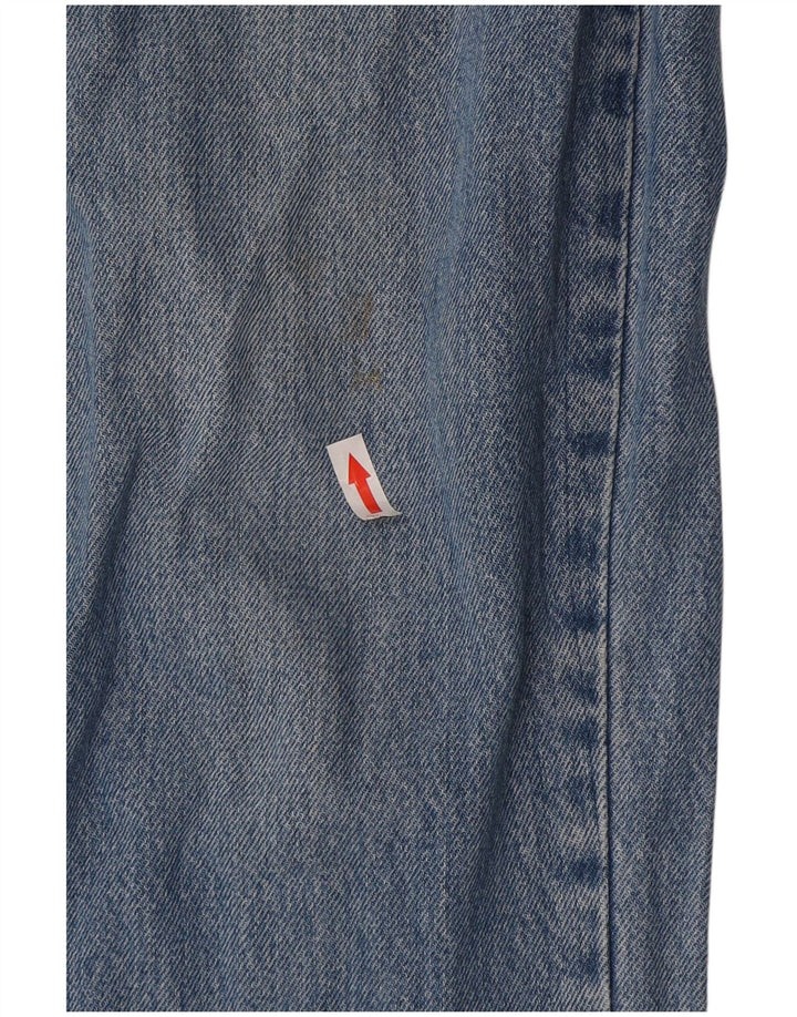 Мужские прямые джинсы Levi's 516 W28 L34 синие, хлопок