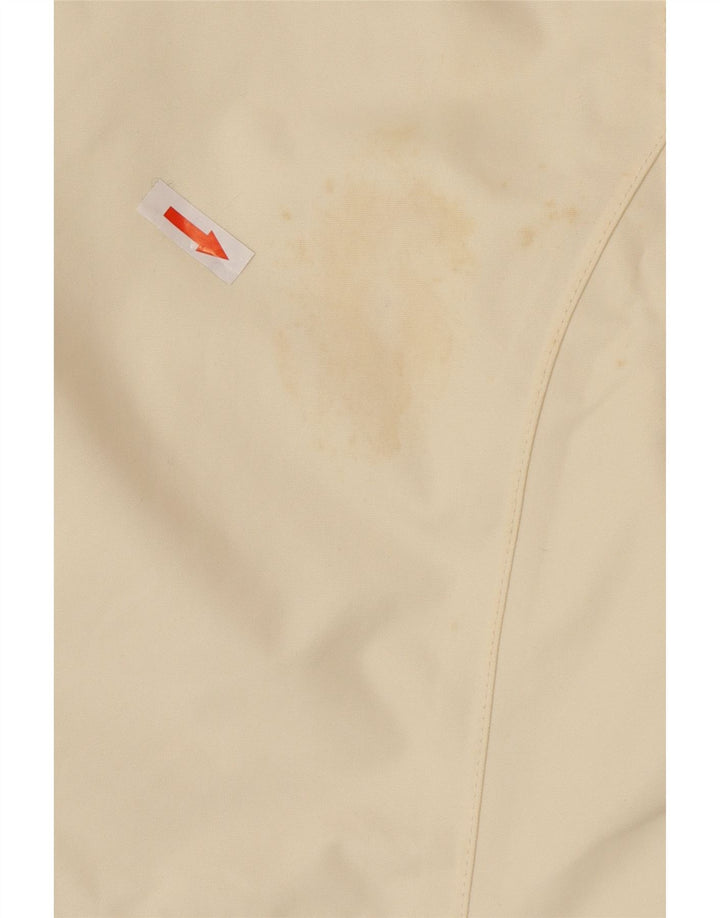 Женская оверсайз-ветровка Lands End UK 10, маленькая, из белого нейлона