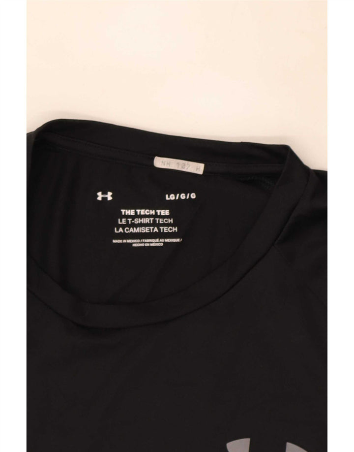 Мужская футболка Under Armour, большая черная
