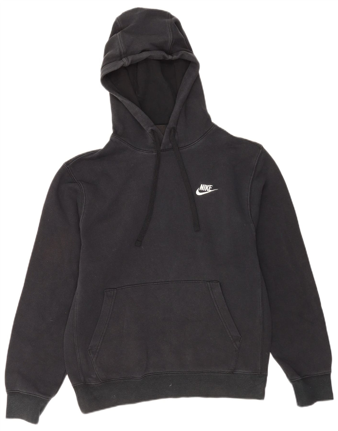 Мужской джемпер с капюшоном Nike, маленький черный, хлопок