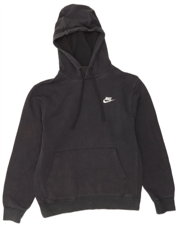 Мужской джемпер с капюшоном Nike, маленький черный, хлопок