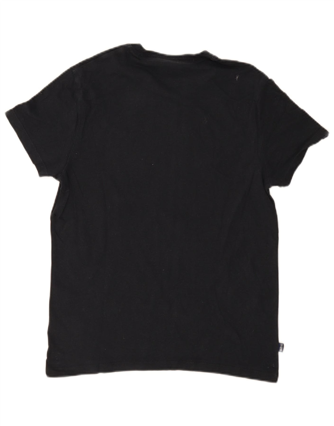 Мужская футболка Superdry Top из хлопка среднего размера, черная
