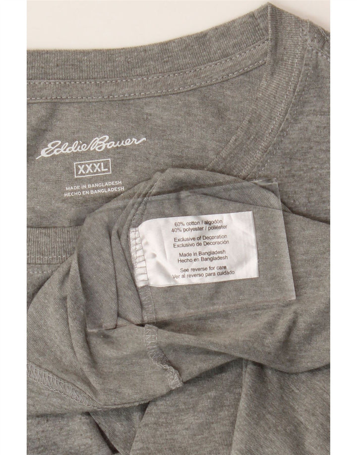 Мужская футболка Eddie Bauer Top 3XL, серый хлопок