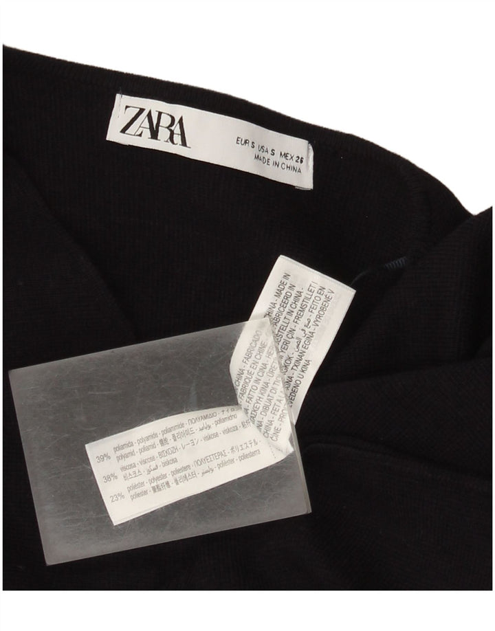Женский кардиган Zara UK 10, маленький темно-синий полиамид