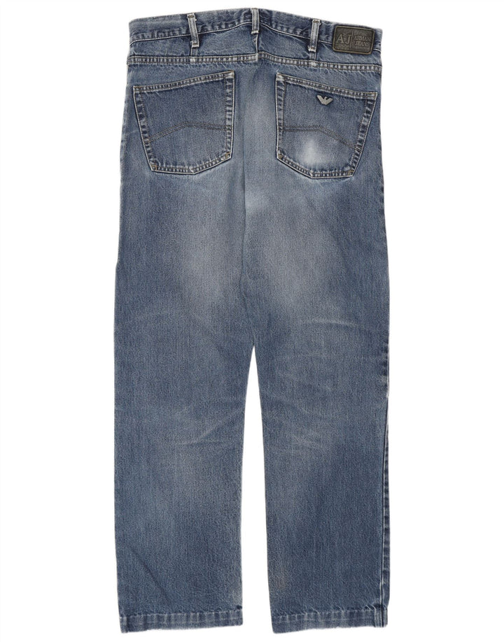 Мужские прямые джинсы Armani W38 L31 синие