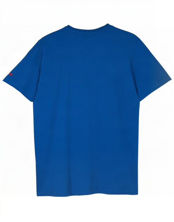 Reebok Mens Graphic T-Shirt Top XL Blue Cotton
