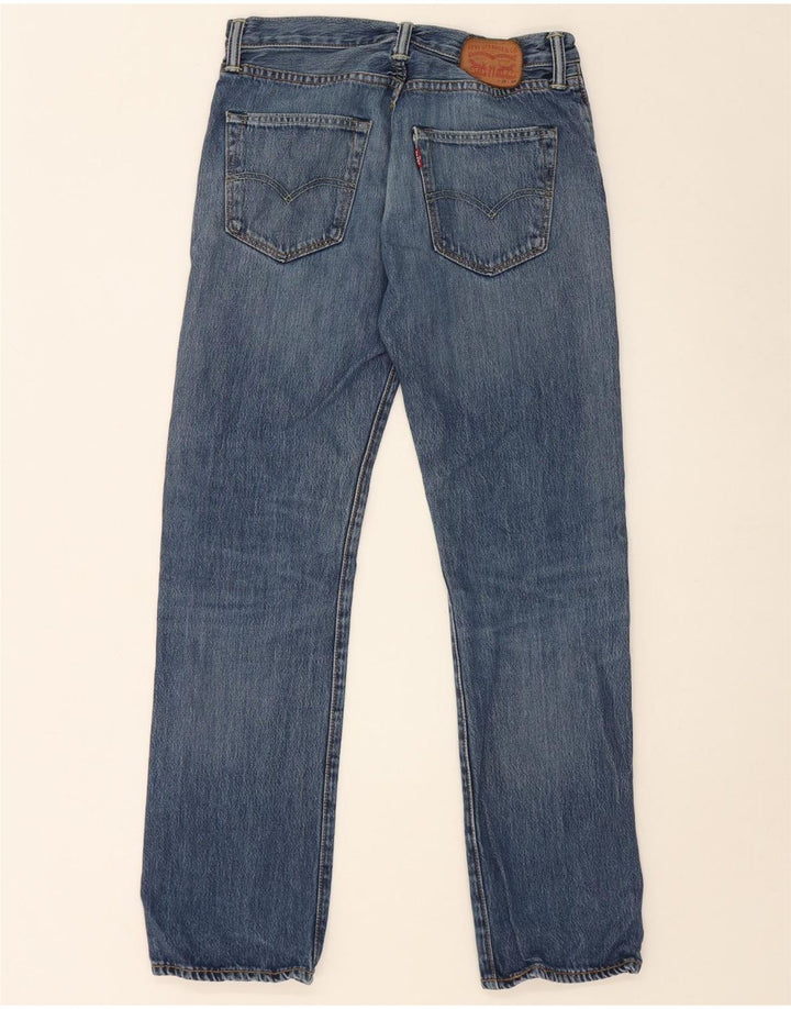 Мужские прямые джинсы Levi's 501 W29 L30 синие, хлопок